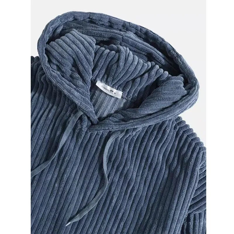 Kora Heren Hoodie | Oversized Corduroy, Casual Comfort 4