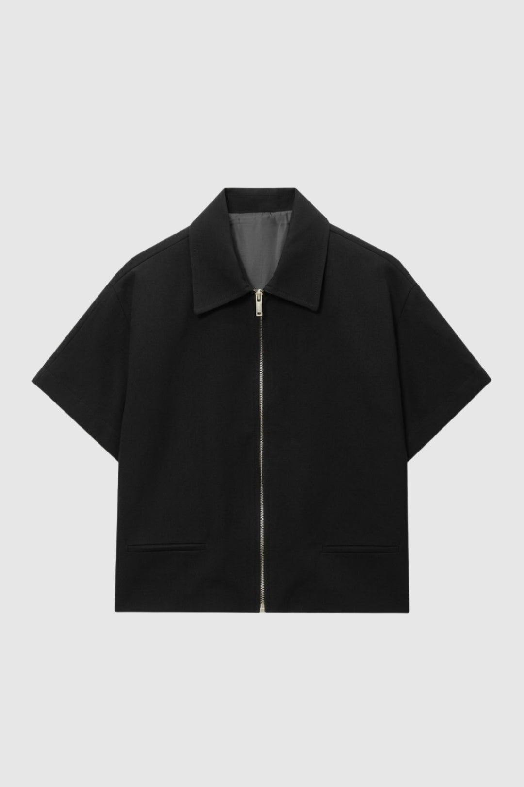 Korte Damesjas met Rits en Revers - Casual Stijl - StudioMarella