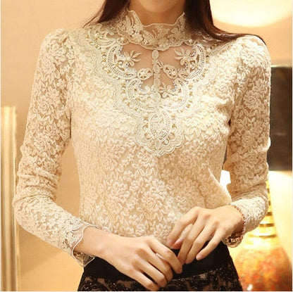 Elegante Blouse Lange Mouwen voor Vrouw