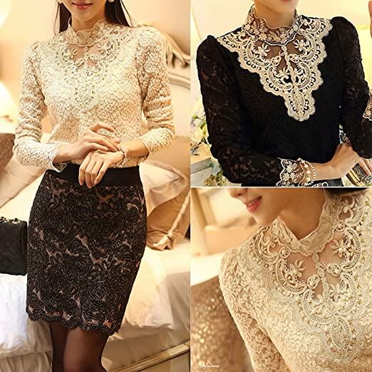 Elegante Blouse Lange Mouwen voor Vrouw