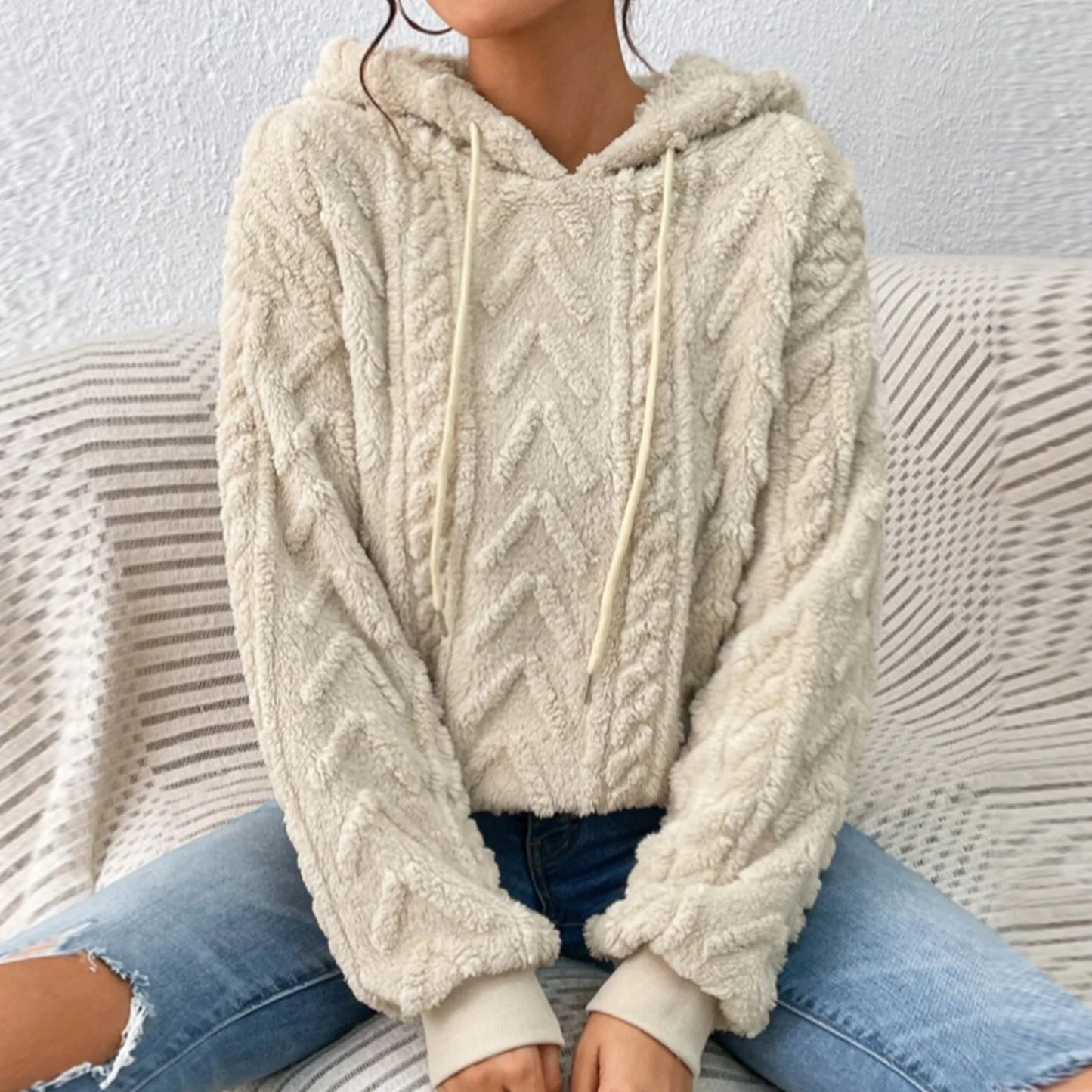 Alena | Zachte sweatshirt met kap