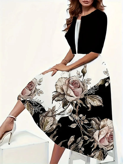 Elegante Maxi Jurk Set voor Vrouw