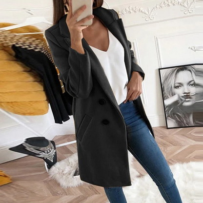 Valira | Elegante Lange Dame Blazer Modern Design - StudioMarella