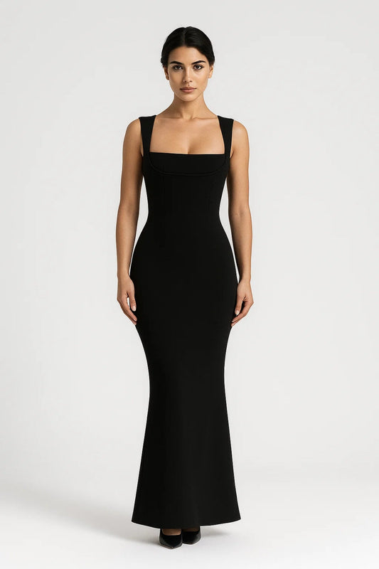 Jurk Dames Maxi Elegant met Brede Bandjes - StudioMarella