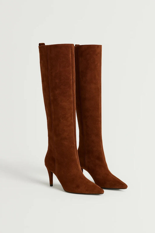 Dames Laarzen Chique Winter Elegant Gestroomlijnd - StudioMarella