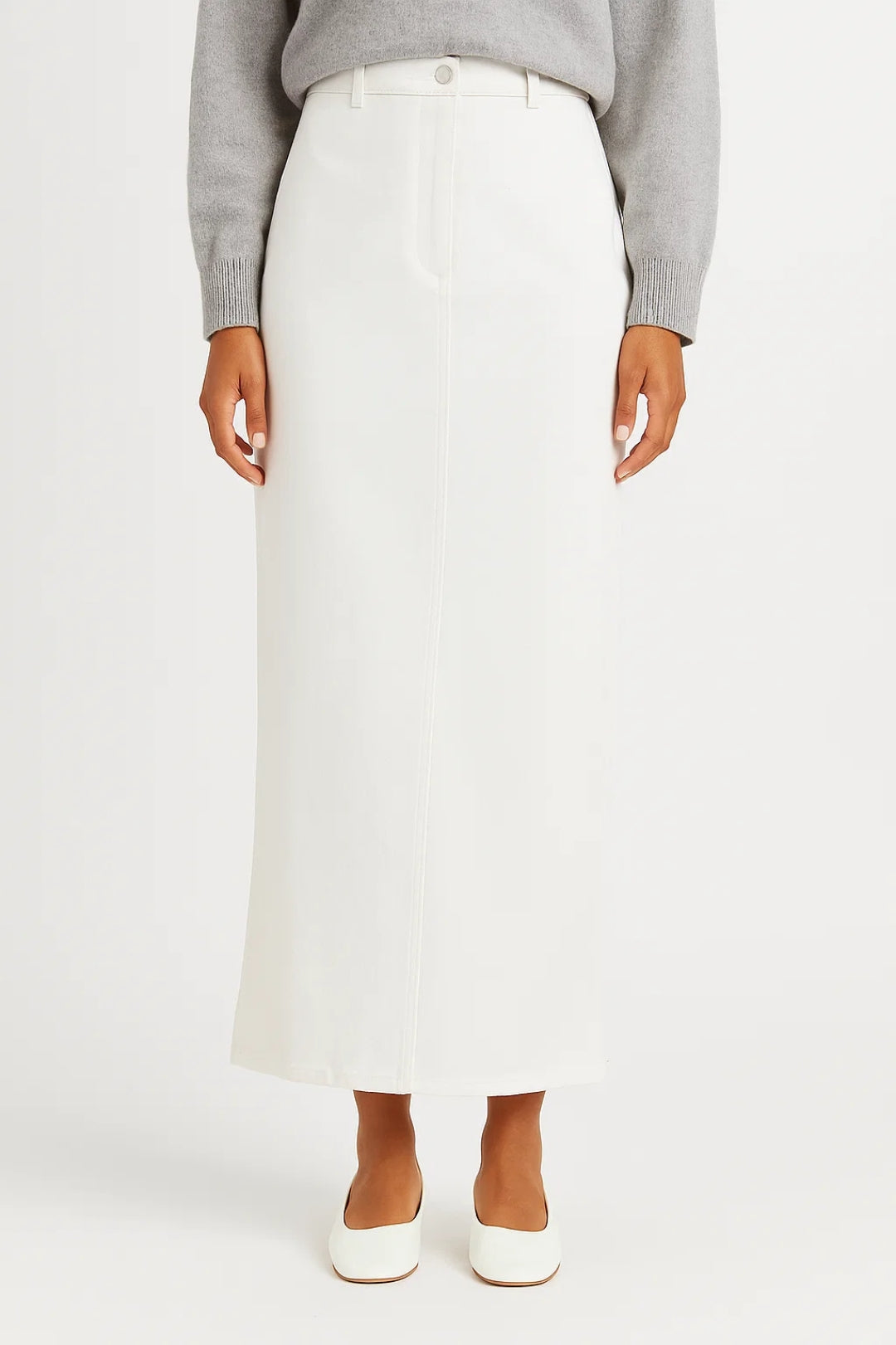 Dames Rok Rechte Snit Hoge Taille Elegant Chique - StudioMarella