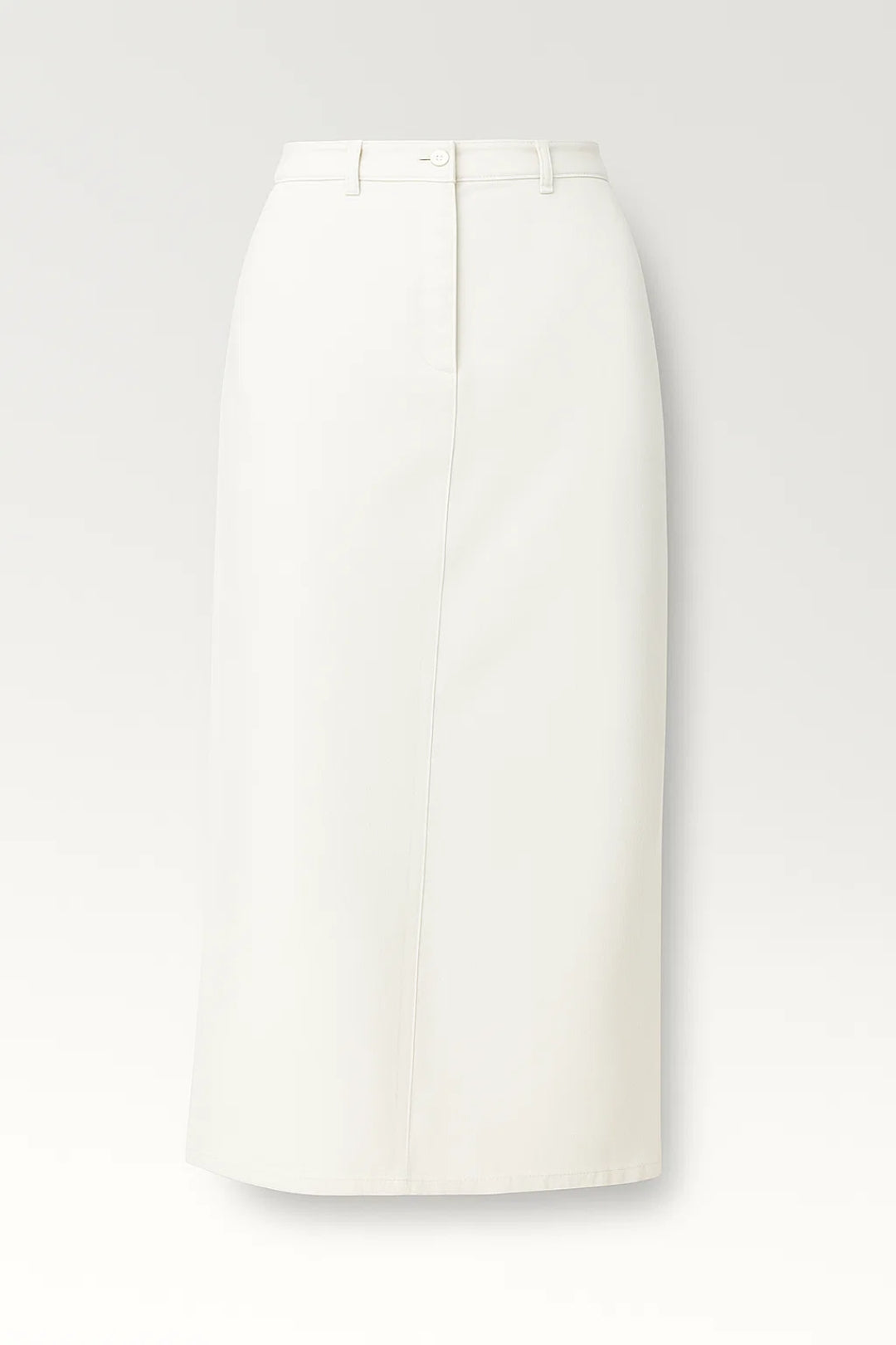 Dames Rok Rechte Snit Hoge Taille Elegant Chique