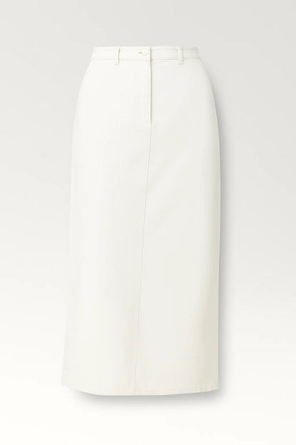 Dames Rok Rechte Snit Hoge Taille Elegant Chique