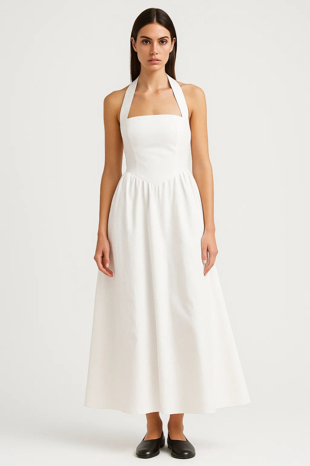 Zomer Maxi Jurk Dames Halter Neck A-lijn Rok - StudioMarella