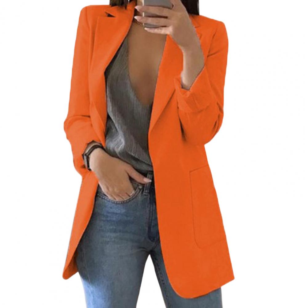 Damesblazer Lang Model Elegante Stijl