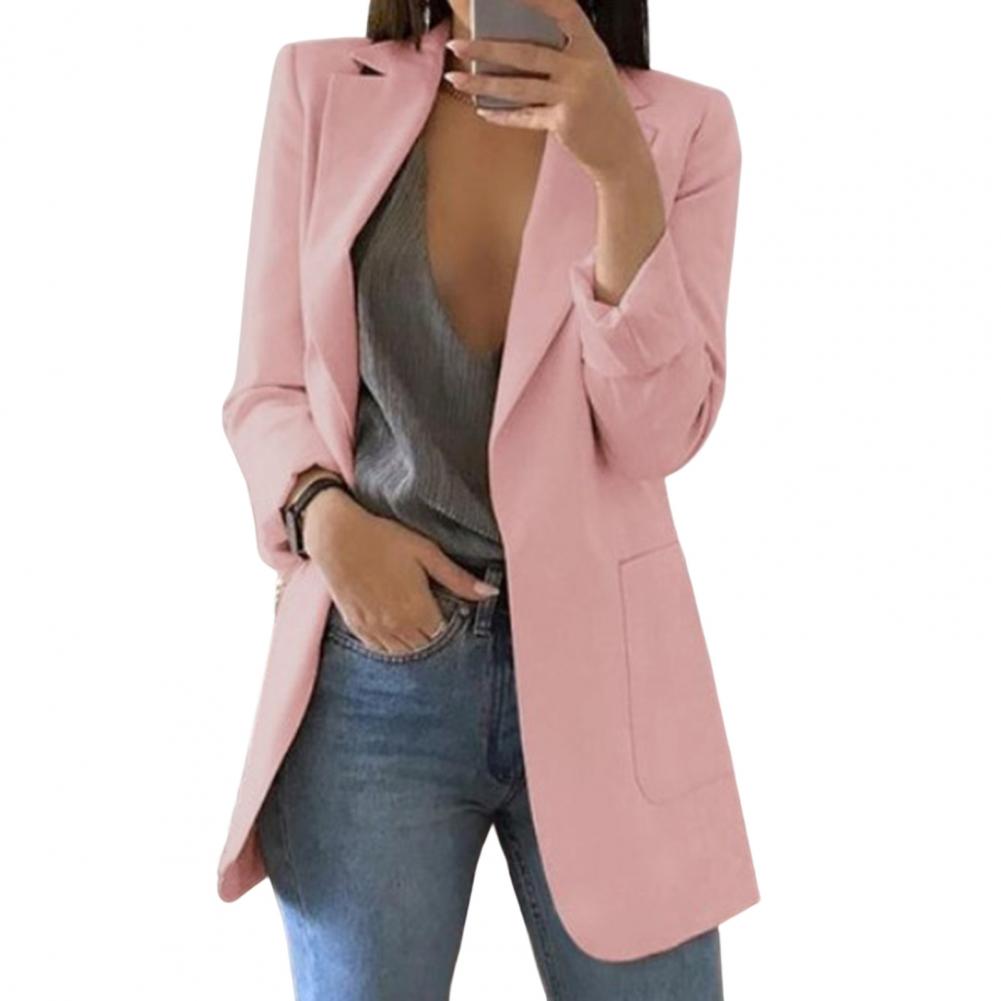 Damesblazer Lang Model Elegante Stijl