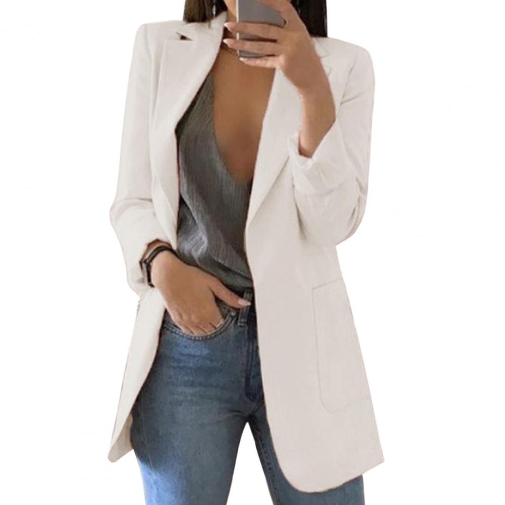 Damesblazer Lang Model Elegante Stijl