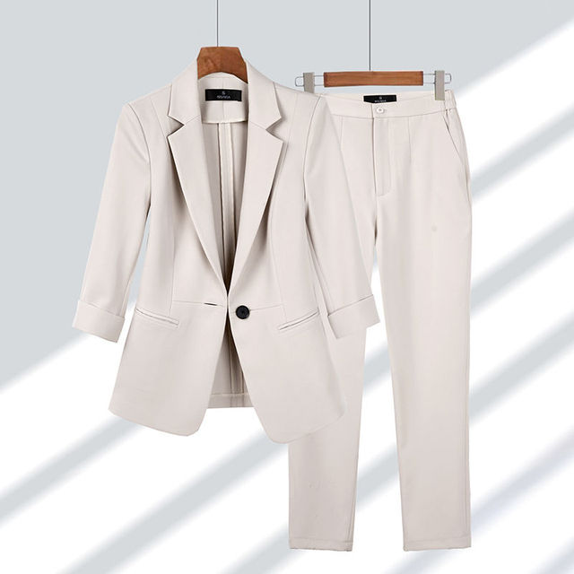 Elegante Blazer Set met Broek voor Dames - StudioMarella
