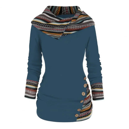 Chic Felpa met Kap voor Dames