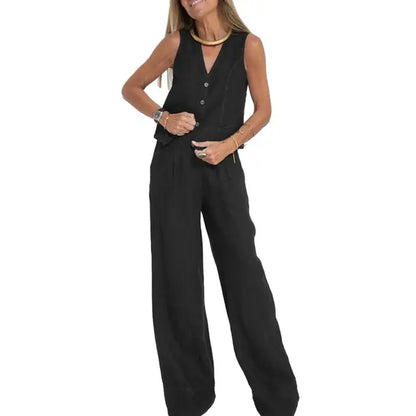 Chique Vest en Broek Set voor Vrouw