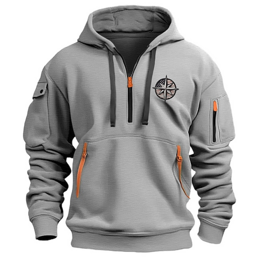 Heren Hoodie Zachte Stof Comfortabel Zwart - StudioMarella