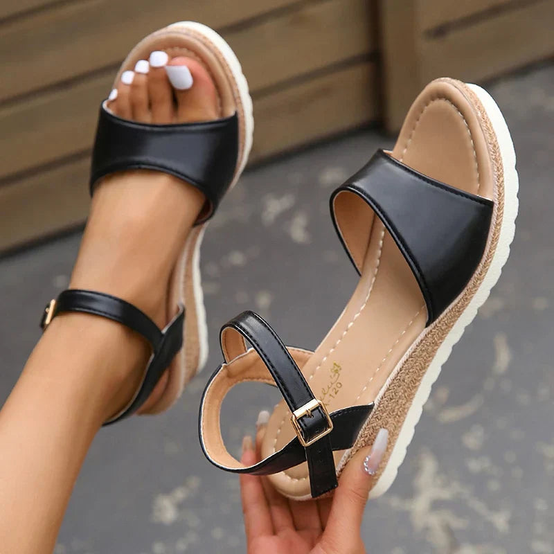 Zomer Sandalen Sleehak voor Dames