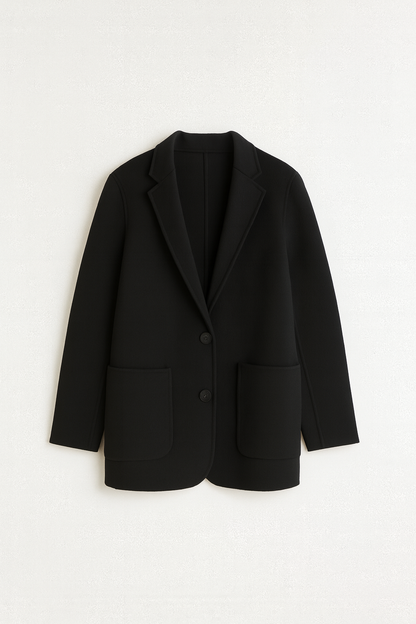 Dames Blazer Bruin Comfortabele Stijlvolle Jas