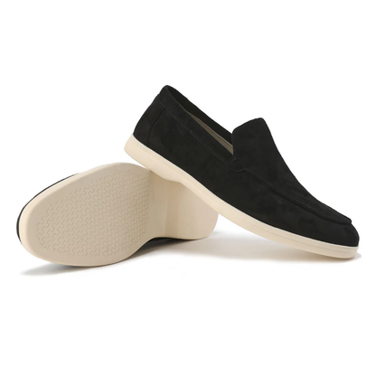 Heren Loafers Suède Instapschoenen Comfortabele Zool
