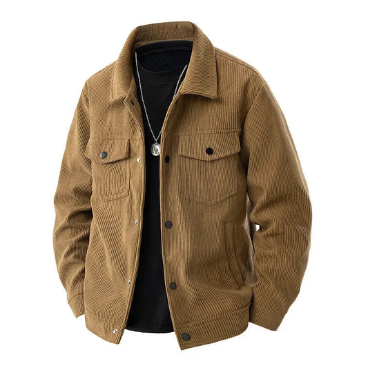 Heren Corduroy Jas Casual Comfortabel - StudioMarella