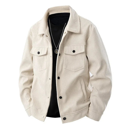 Heren Corduroy Jas Casual Comfortabel