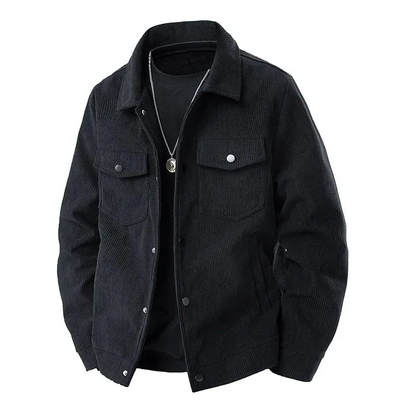Heren Corduroy Jas Casual Comfortabel