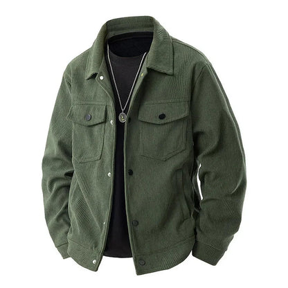 Heren Corduroy Jas Casual Comfortabel