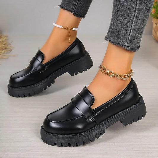 Dames Instappers Platform Schoenen Trendy Lucente - StudioMarella