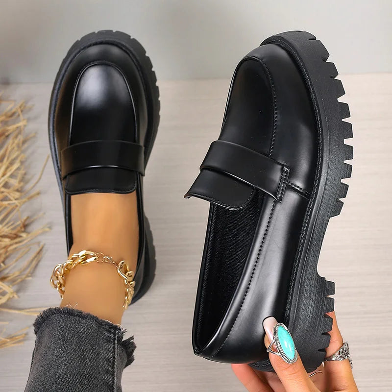 Dames Instappers Platform Schoenen Trendy Lucente