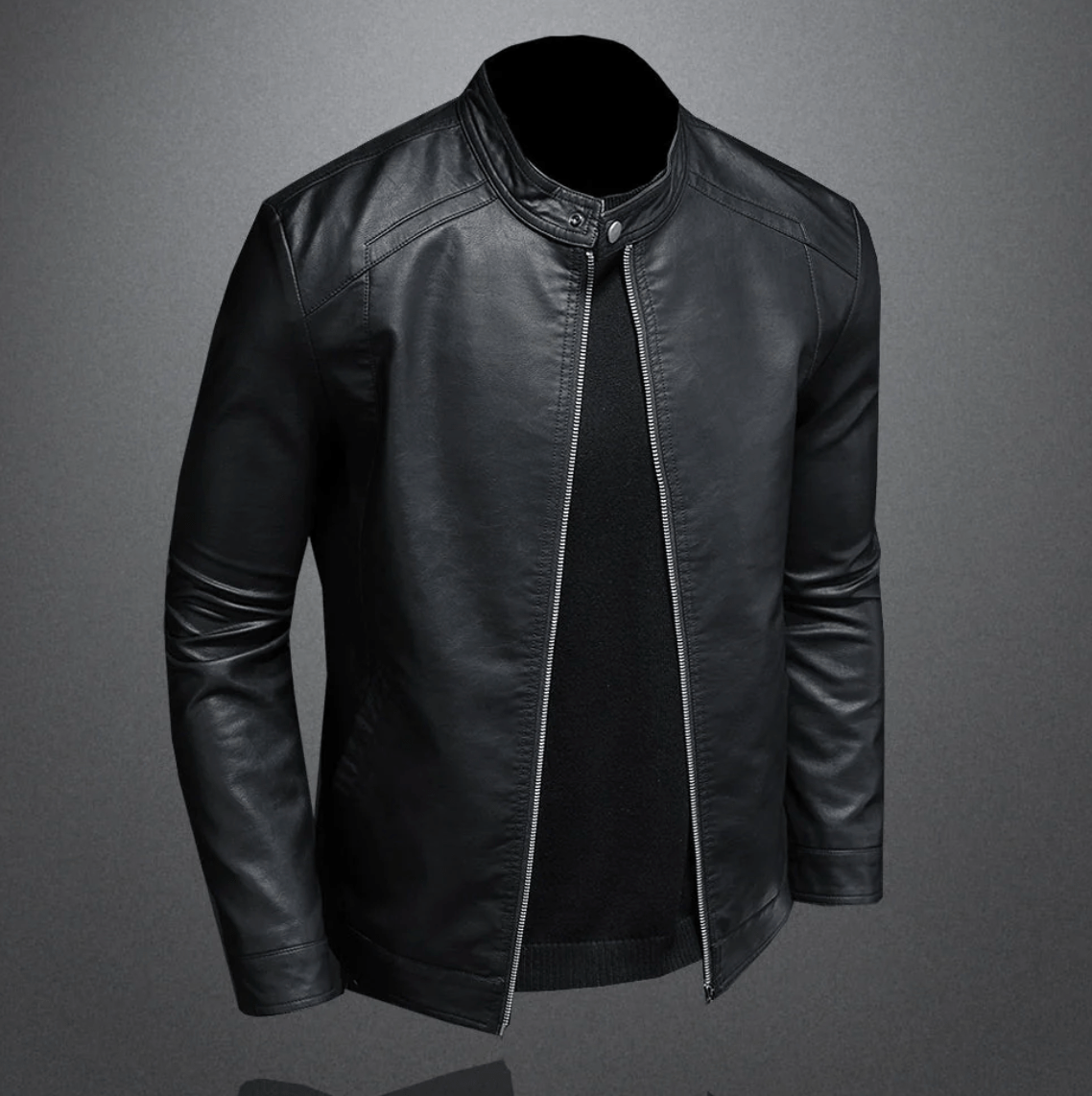 Leren Jas Stijlvolle Designer Look