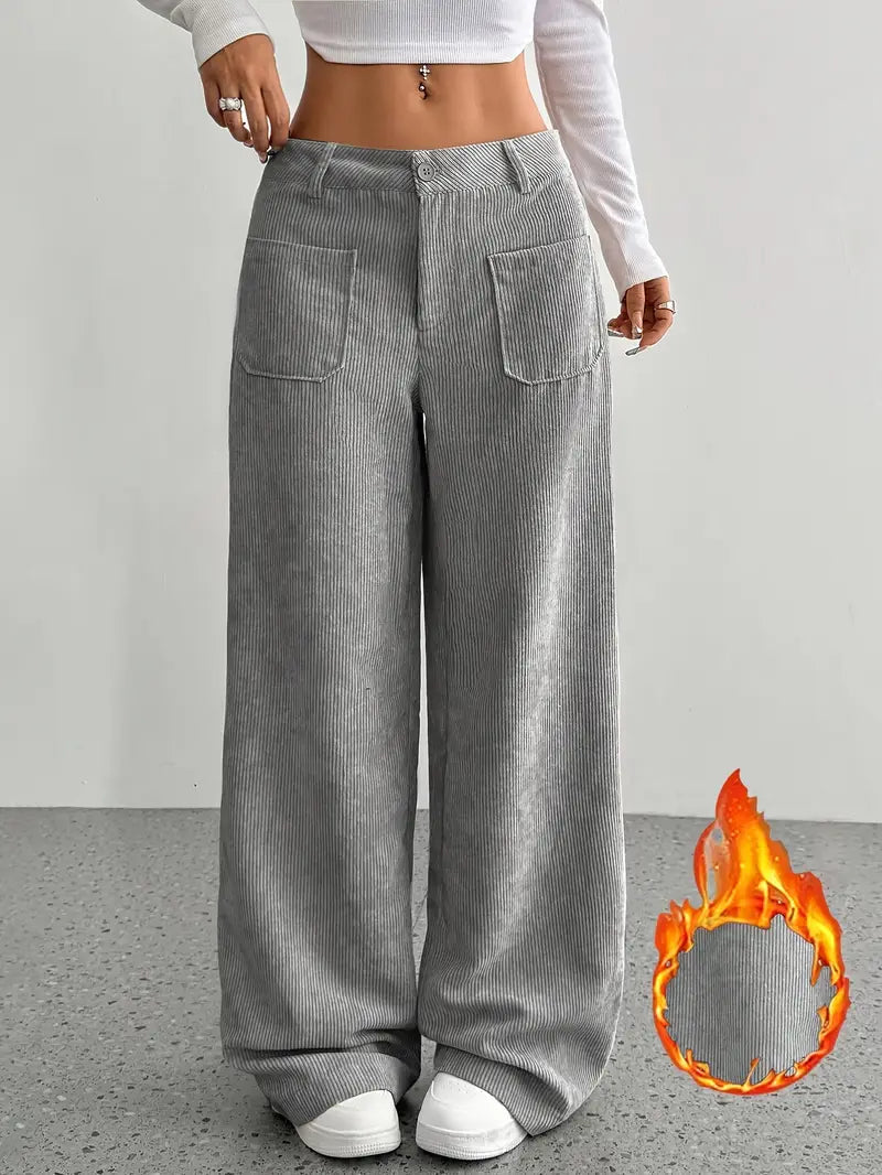 Hoge Hoge Broek Voor Dames in Zacht Velluto - StudioMarella