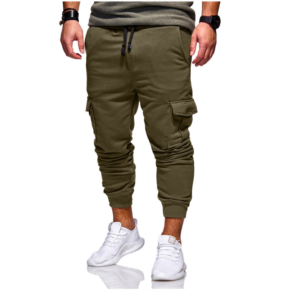 Joggingbroek Cargo Heren Zwart Comfortabel - StudioMarella