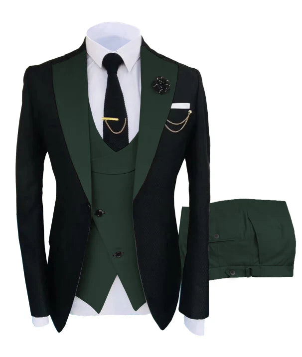 Heren Pak 3-Delig Elegant Formal voor Trouw en Feesten