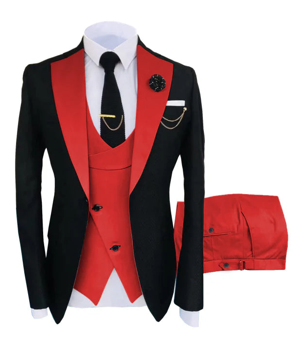 Heren Pak 3-Delig Elegant Formal voor Trouw en Feesten