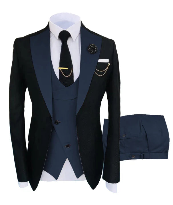 Heren Pak 3-Delig Elegant Formal voor Trouw en Feesten