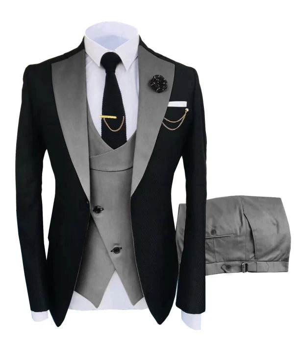 Heren Pak 3-Delig Elegant Formal voor Trouw en Feesten