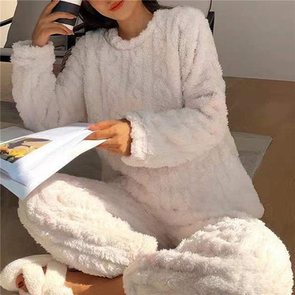 Dames Pyjama Fleece Comfortabele Pasvorm