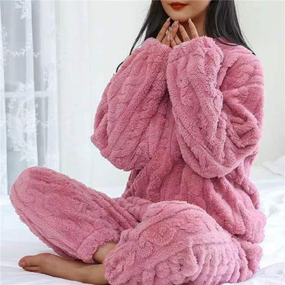Dames Pyjama Fleece Comfortabele Pasvorm