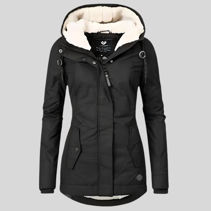 Vrouwen Jas Faux Shearling Voering Warm en Stijlvol
