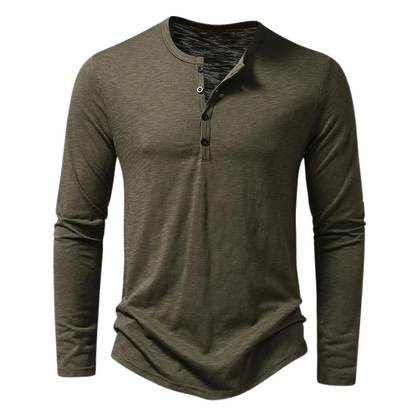 Heren Longsleeve Shirt Comfortabel en Veelzijdig voor Dagelijks Dragen