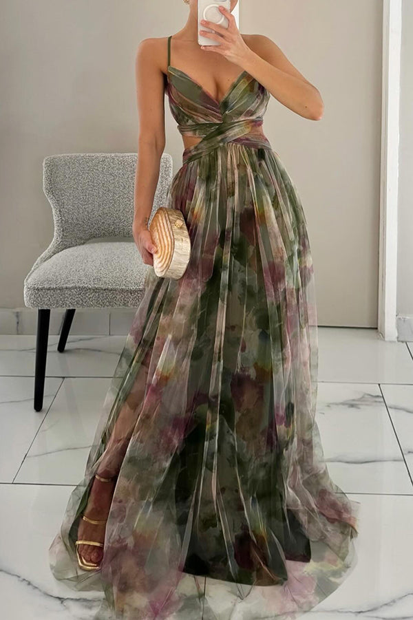 Madeline | Maxi Jurk Dames Met Bloemenprint 6