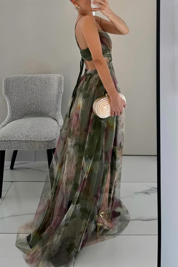 Madeline | Maxi Jurk Dames Met Bloemenprint 7