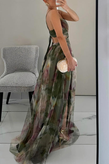 Madeline | Maxi Jurk Dames Met Bloemenprint 7