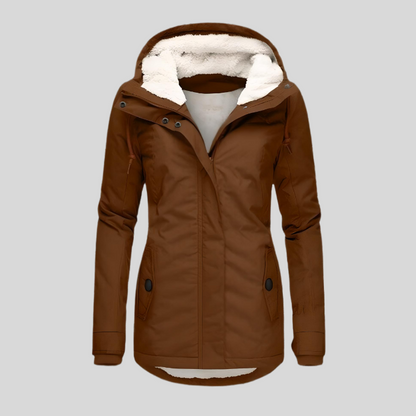 Vrouwen Jas Faux Shearling Voering Warm en Stijlvol