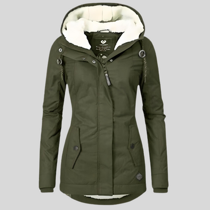 Vrouwen Jas Faux Shearling Voering Warm en Stijlvol