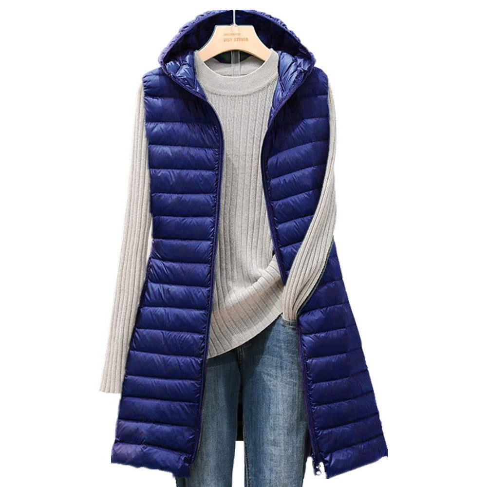 Dames Vest Lichtgewicht Met Capuchon Warm voor Herfst en Winter