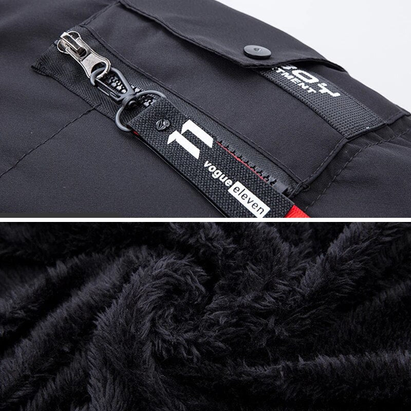 Heren Parka Warm en Waterdicht met Capuchon Bontkraag