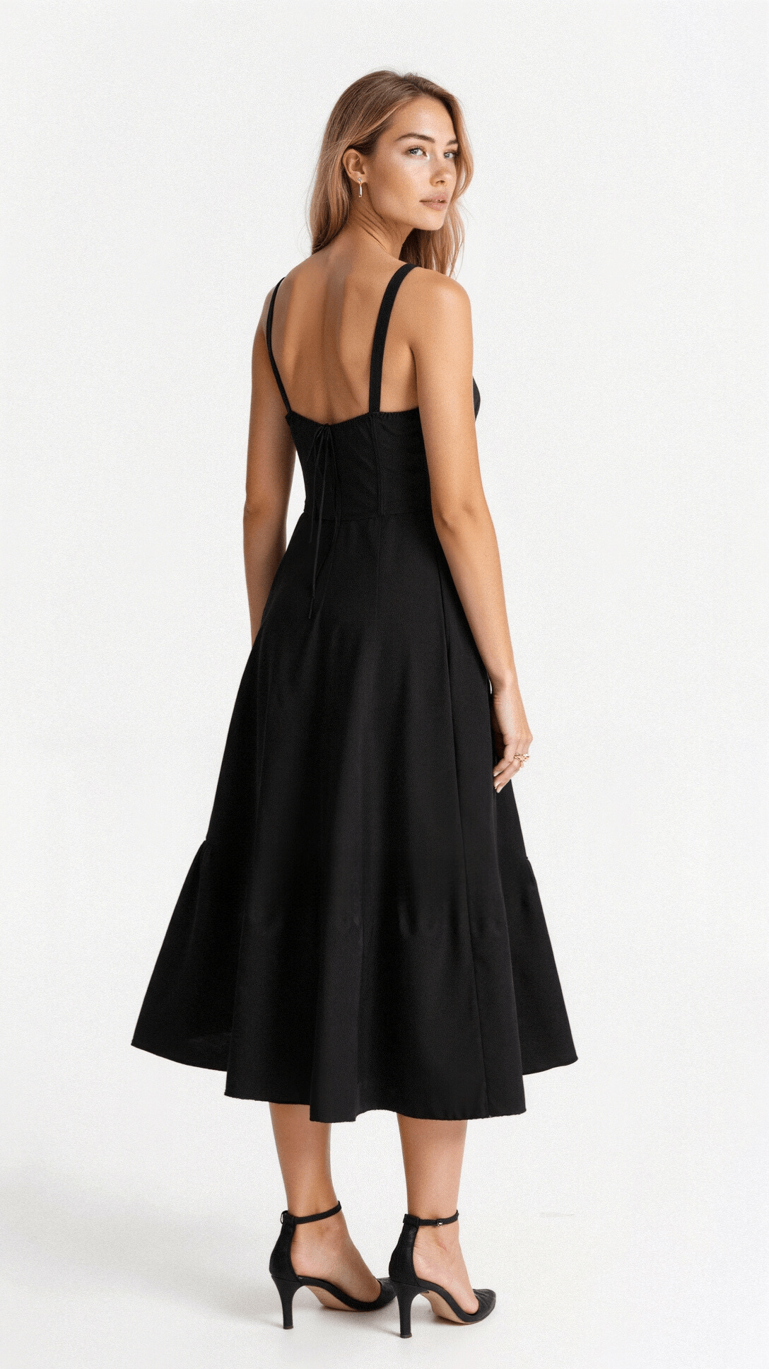 Margaretha | Dames Midi Jurk met Korset voor Bruiloft 3
