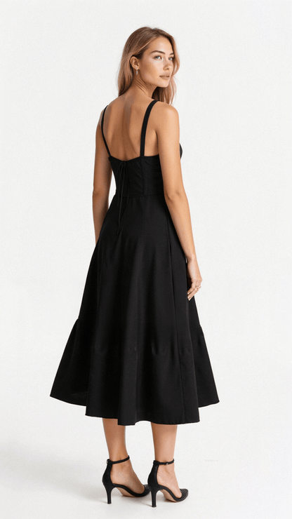 Margaretha | Dames Midi Jurk met Korset voor Bruiloft 3