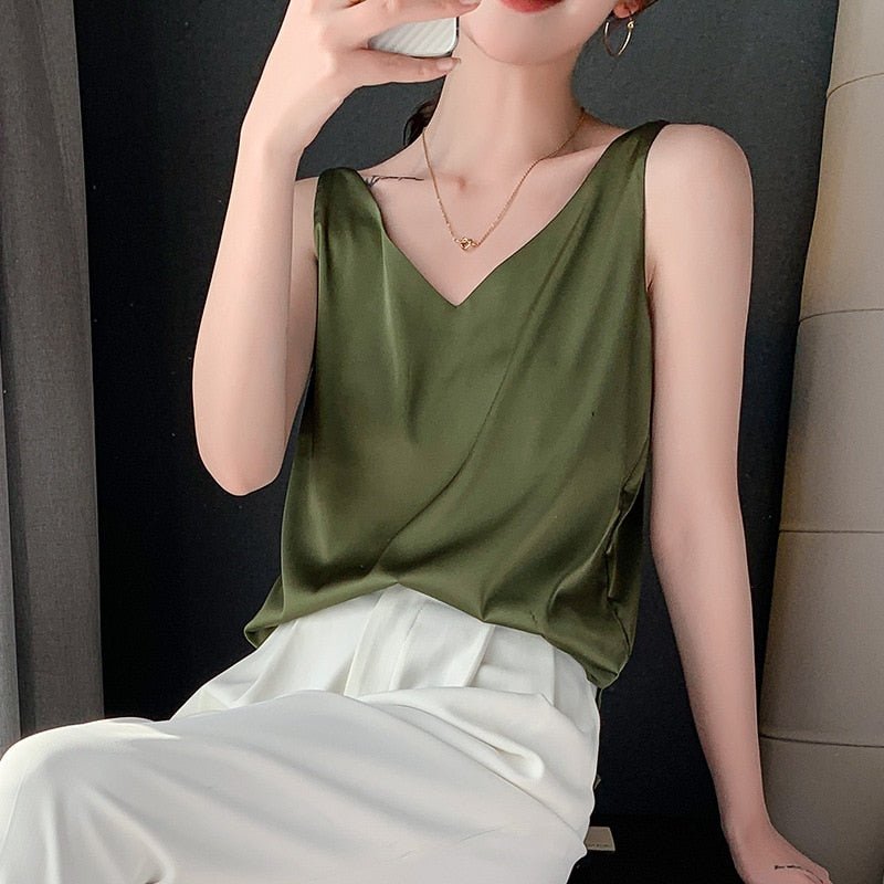 Elegante Canotta van Zijde